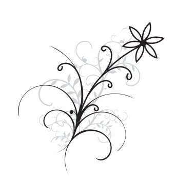 Flower fantasy background clipart