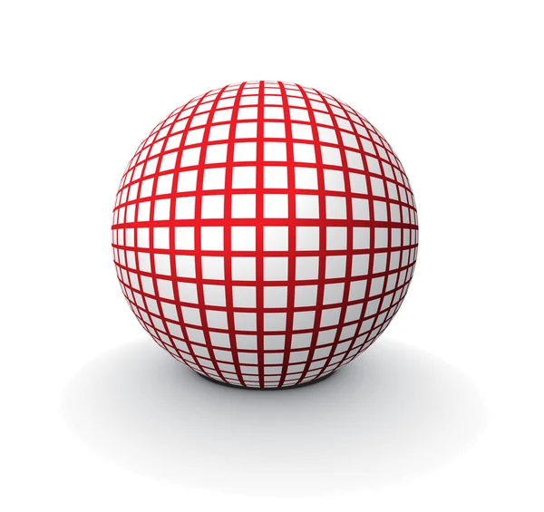 3d sphere — Stock Vector