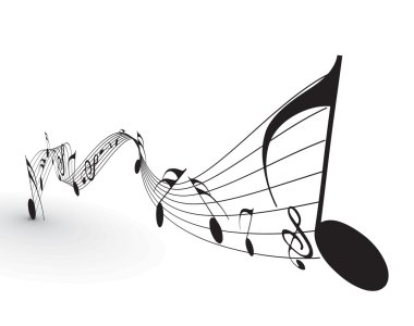 Music notes clipart