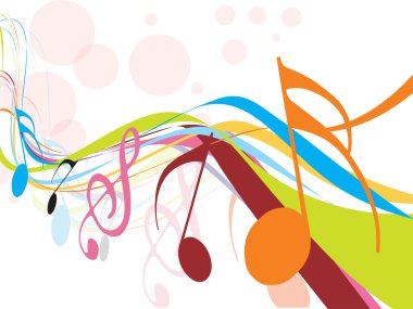 Music theme clipart