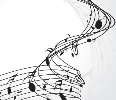 Music notes clipart