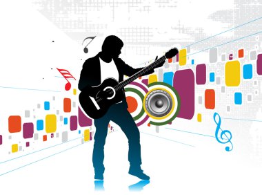 Music theme clipart