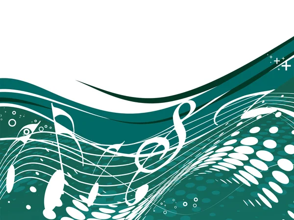 Notas musicales — Vector de stock