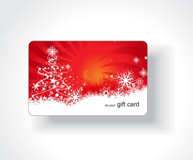 Beautiful gift card clipart