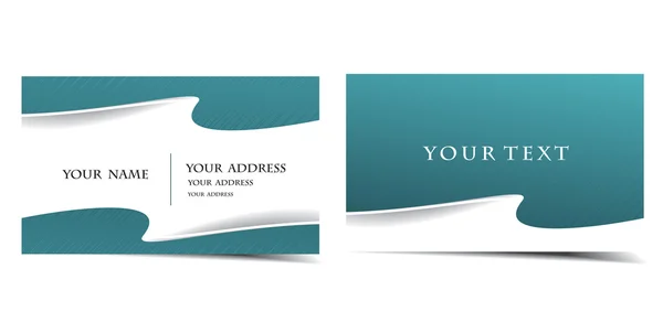 Vector business card set — Stock Vector