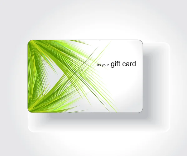 Beautiful gift card — Stock Vector
