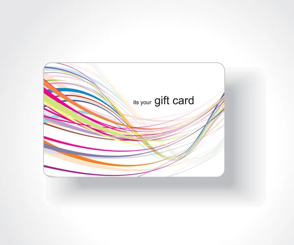 Beautiful gift card Vector Graphics