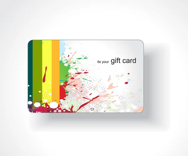 Beautiful gift card Stock Vector