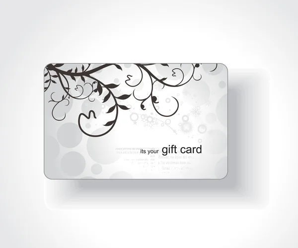 Beautiful gift card Royalty Free Stock Vectors