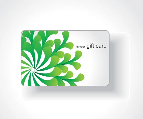 Beautiful gift card Vector Graphics