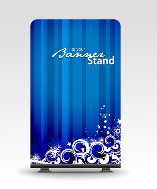 Stand banner template clipart