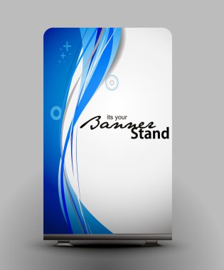 Stand banner template clipart