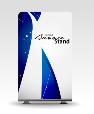 Stand banner template clipart