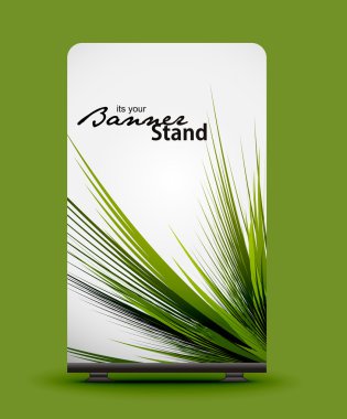 Stand banner template clipart