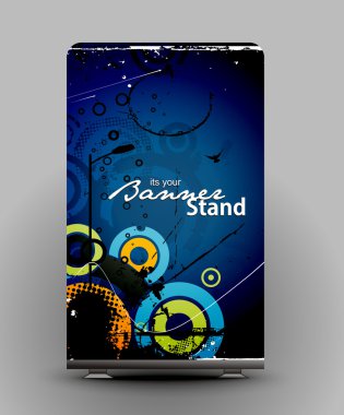 Stand banner template clipart