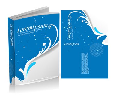 Book cover design clipart