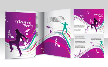 Brochure design clipart