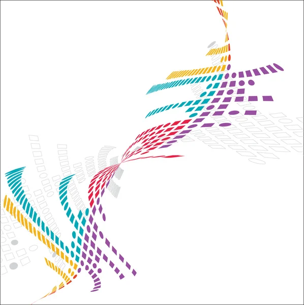 Abstract wave design — Stock Vector