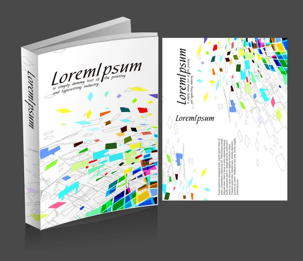 Book cover design — Stock Vector