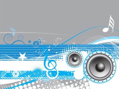 Music theme clipart