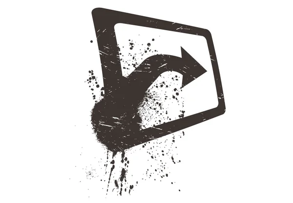 Grunge ikona — Stockový vektor