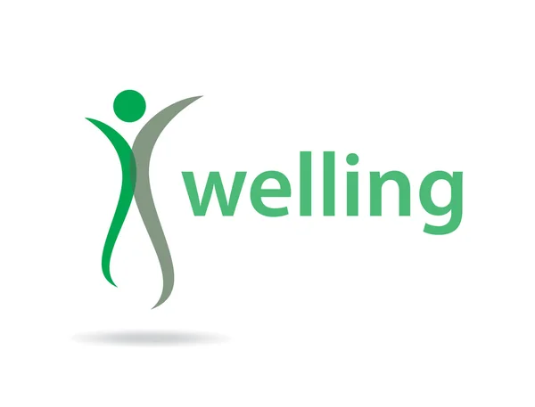 Nombre de la empresa Welling — Vector de stock