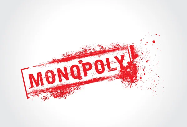 Monopoly Grunge-Text — Stockvektor