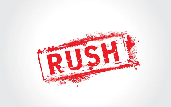 Tekst tło Rush — Wektor stockowy