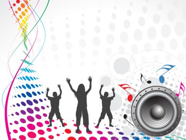 Music theme clipart