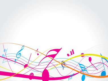 Music theme clipart