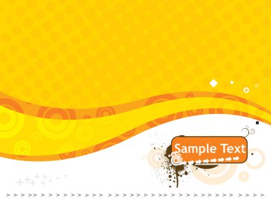 Sample text vector illustration isolated on white clipart