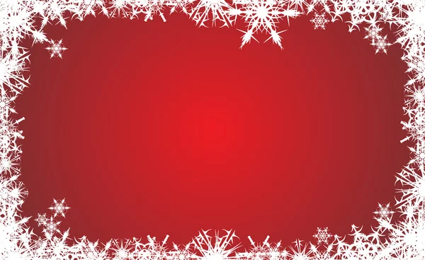 Abstract christmas tree on red background. — Stock Vector