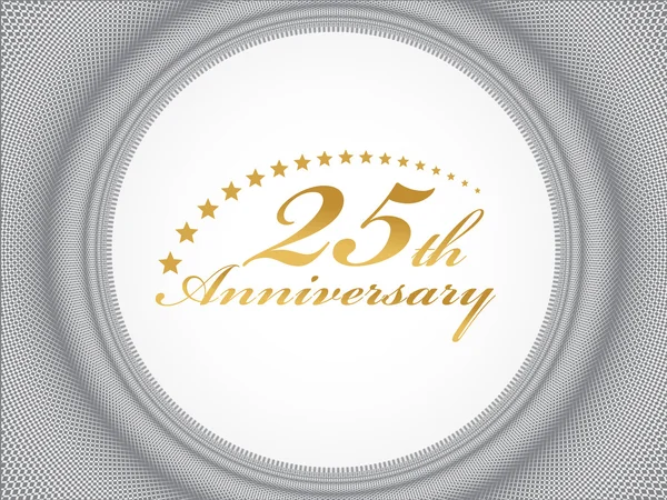25 verjaardag — Stockvector