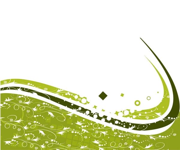 绿色矢量抽象背景 — 图库矢量图片