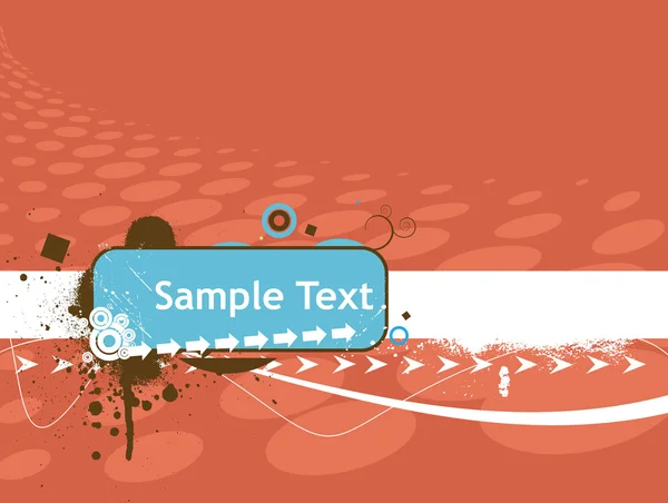 Halftone sample text vector illustration — Stock Vector