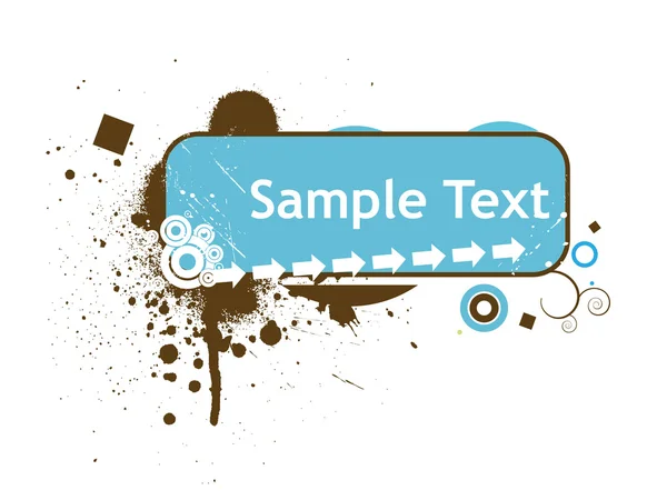 Grunge exemple de texte — Image vectorielle