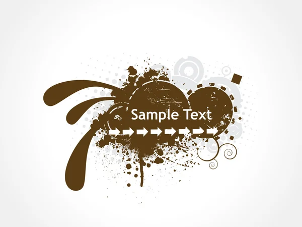 Grunge sample text — Stock Vector