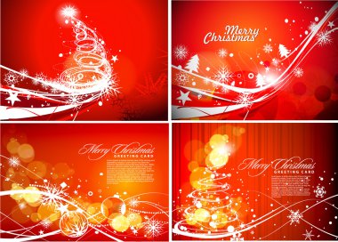 Christmas colorful design clipart