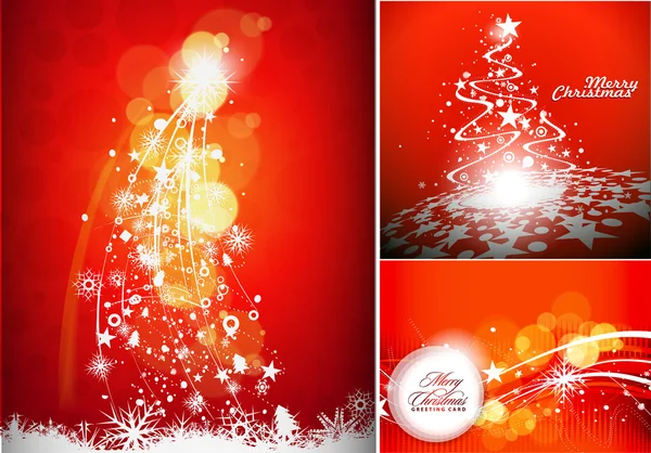 クリスマスのカラフルなデザイン — ストックベクタ