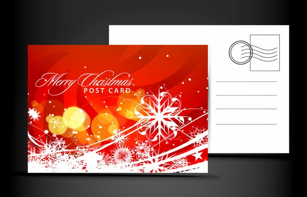 Cartão postal de Natal —  Vetores de Stock