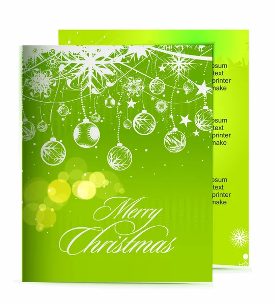 Christmas template designs — Stock Vector