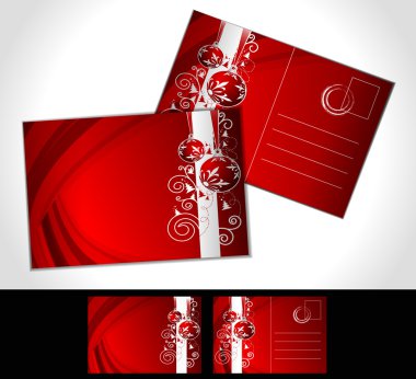 Beautiful vector illustration of chritsmas and new year of 2011 clipart