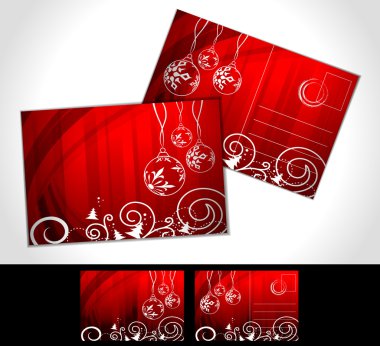 Beautiful vector illustration of chritsmas and new year of 2011 clipart