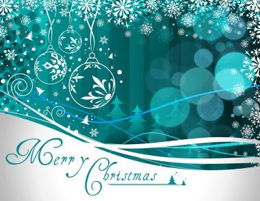 Beautiful vector illustration of chritsmas and new year of 2011 clipart