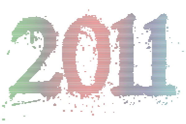 Nový rok designu — Stockový vektor