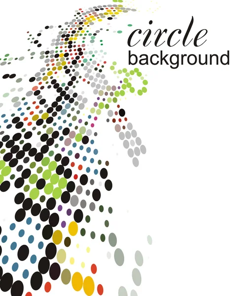Cercle demi-teinte — Image vectorielle