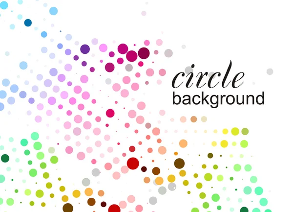 Halftone cirkel — Stockvector