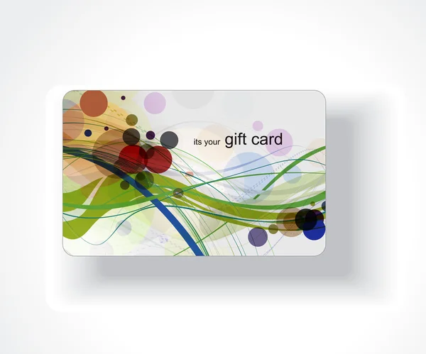 Gift card design Vector Graphics