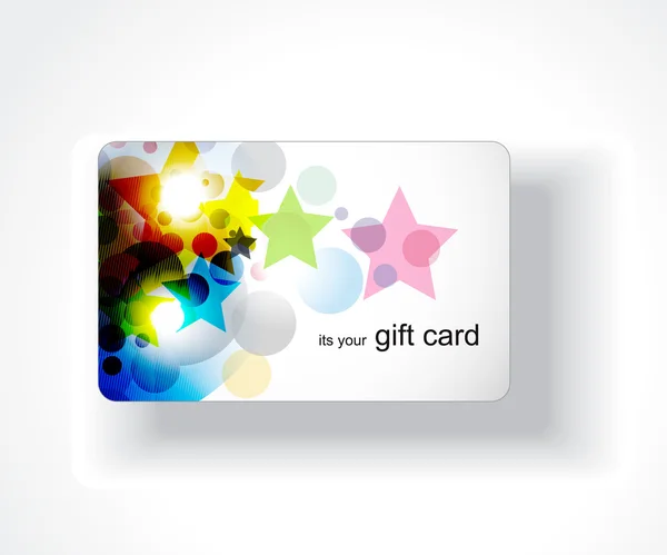 Gift card design Vector Graphics