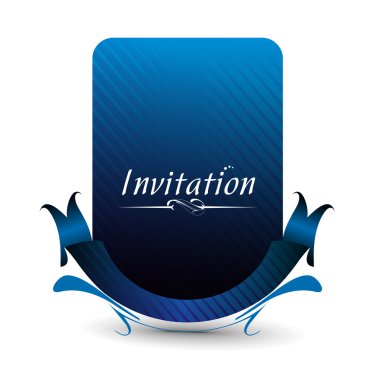 Invitation card clipart